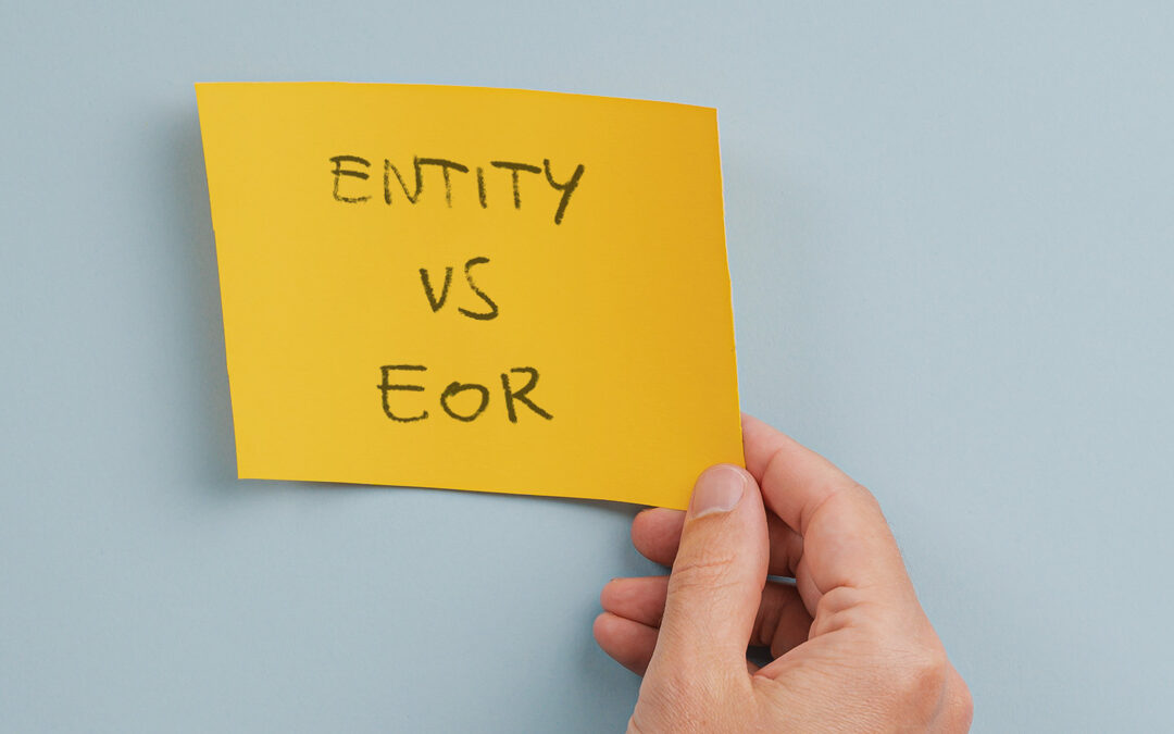 Creating an entity versus using a direct EOR (part II)